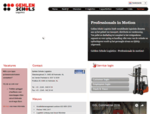 Tablet Screenshot of gehlen-schols.com